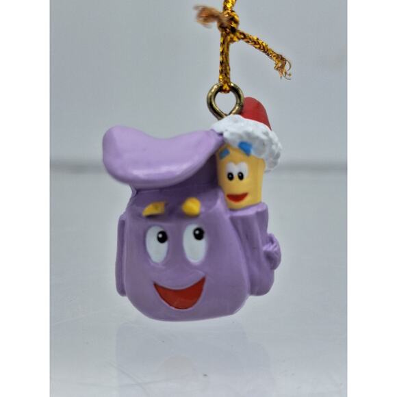 6 Dora The Explorer Christmas Ornaments Including Dora, Backpack, Swiper, Monkey - Picture 8 of 16
